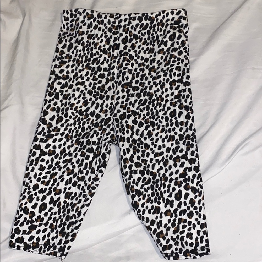 Animal Print Bike Shorts